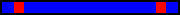 Blue belt with red tags